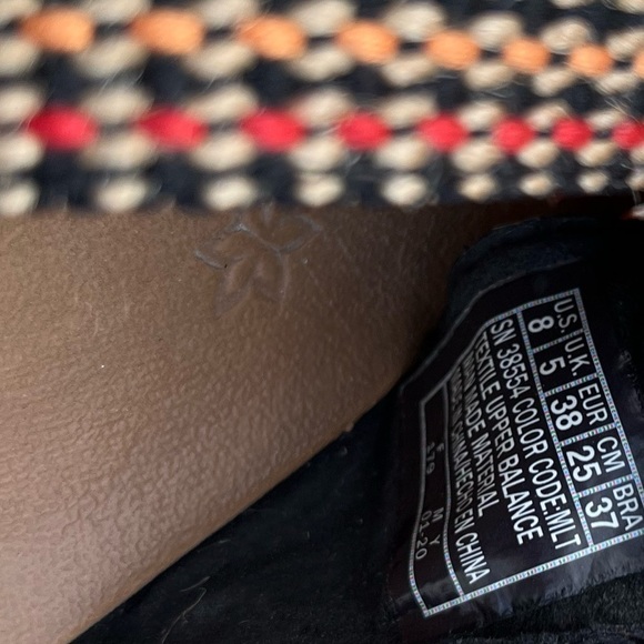 𝅺BEVERLEE “DELIGHTED” SKETCHERS RAINBOW PLATFORM WEDGES - Picture 8 of 11